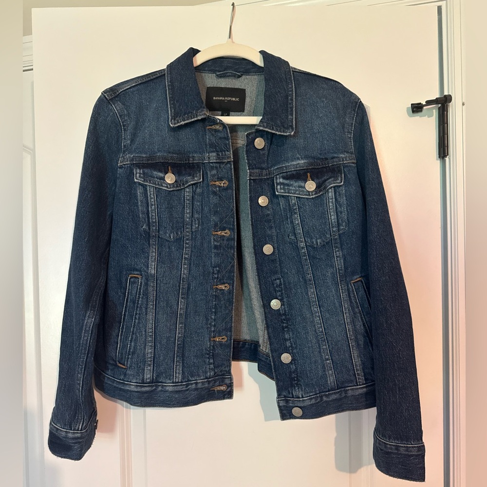 Banana Republic Dark Blue Jean Jacket